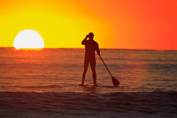 Sul mare in equilibrio:lezione di stand up paddle