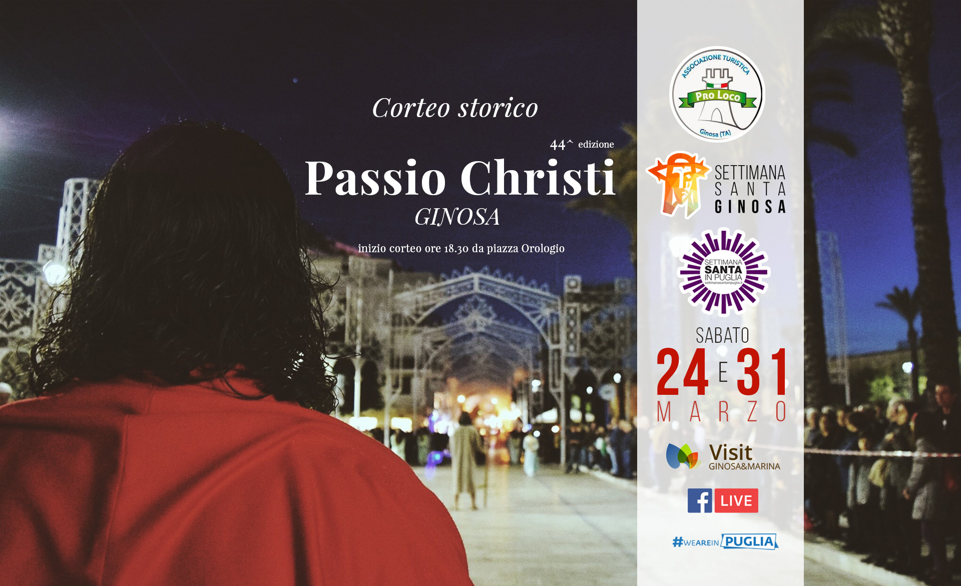 Passio Christi Ginosa | Pasqua 2018