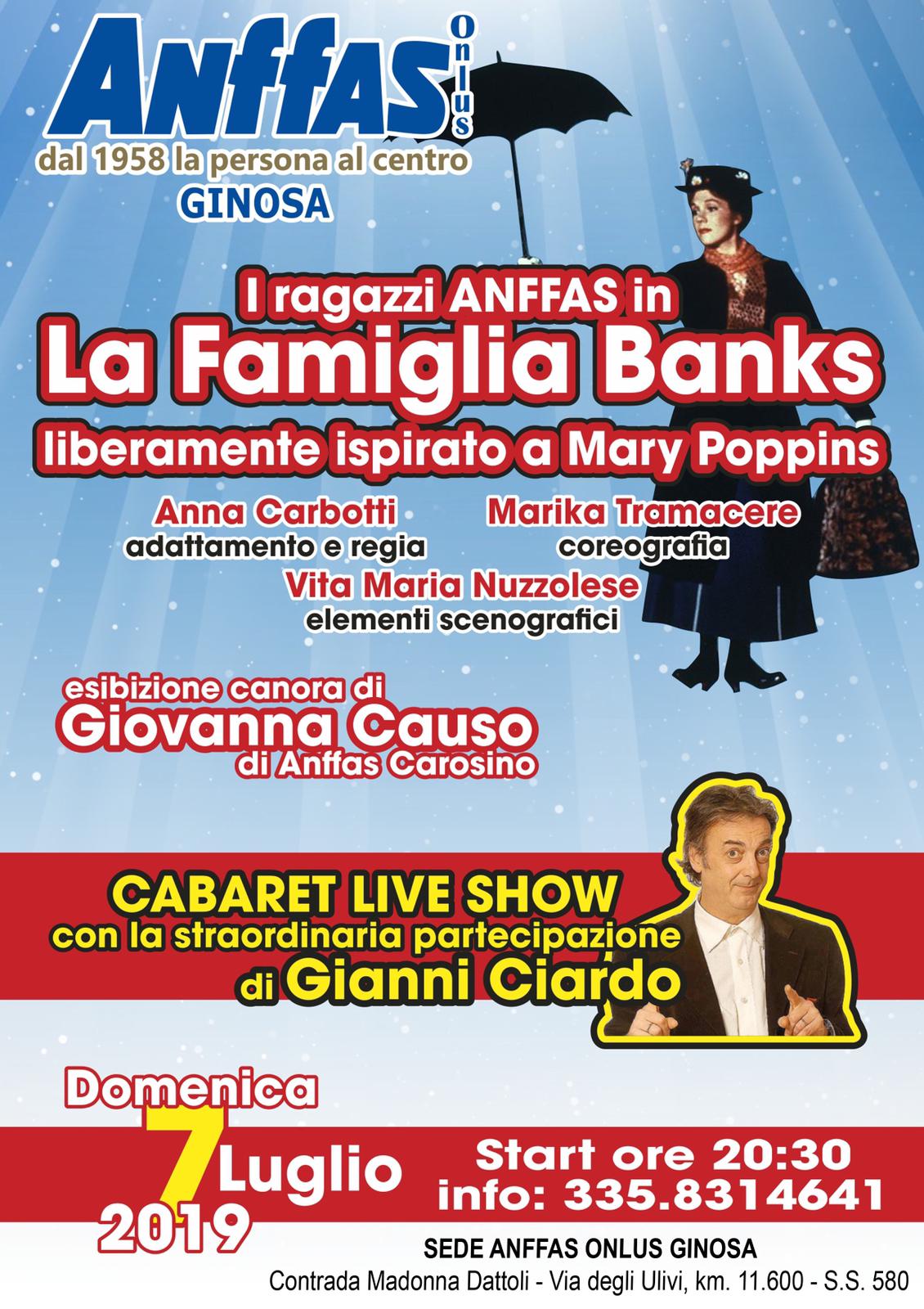 I ragazzi della famiglia ANFFAS in “La Famiglia Banks” – liberamente ispirato a Mary Poppins