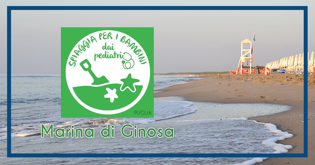 SPIAGGE A MISURA DI BAMBINO: MARINA DI GINOSA ANCORA BANDIERA VERDE