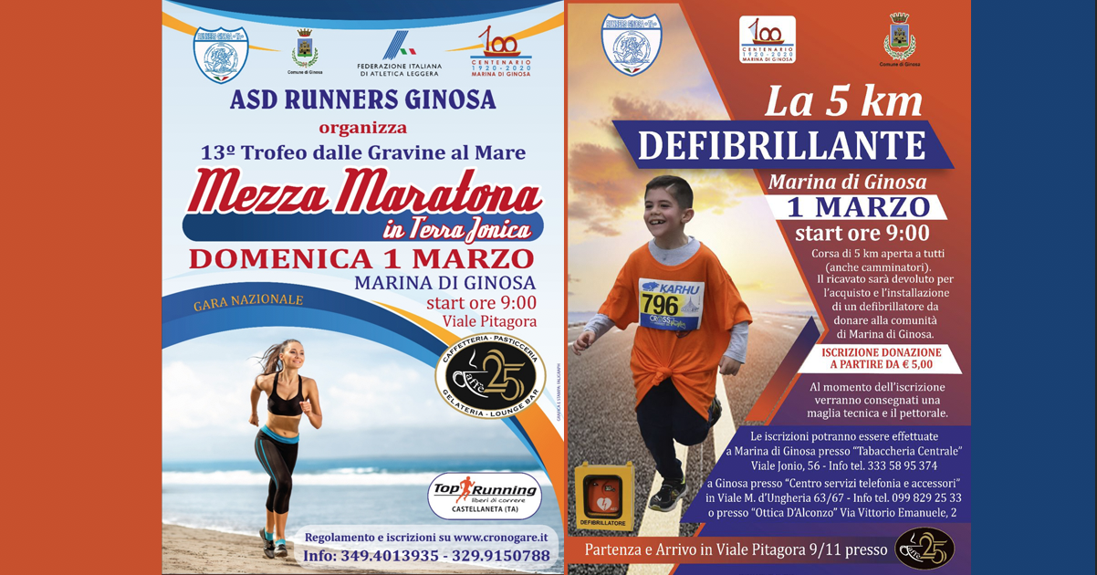 LA 5KM DEFIBRILLANTE DEL 1° MARZO