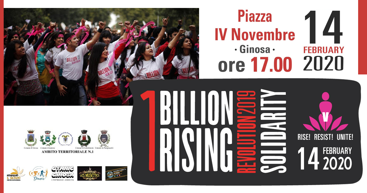 Per la prima volta a Ginosa il flash mob ONE BILLION RISING!