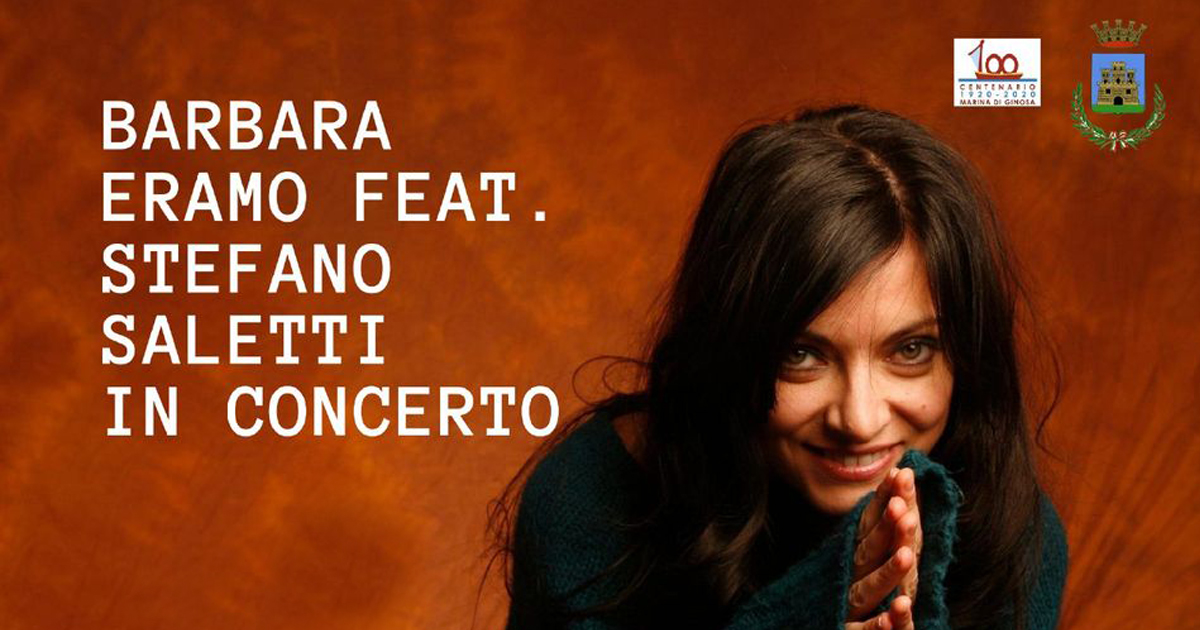 LA CANTAUTRICE BARBARA ERAMO LIVE A MARINA DI GINOSA
