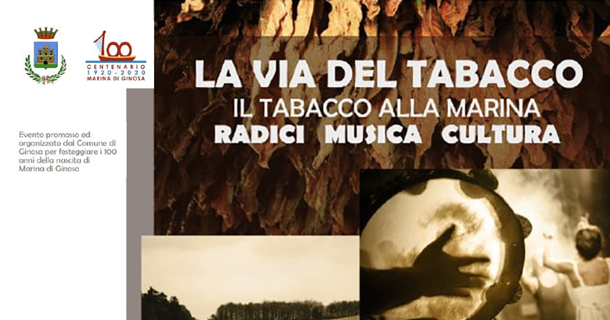 LA VIA DEL TABACCO ALLA MARINA