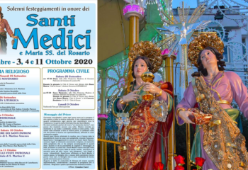 Copertina feste patronali santi medici 2020